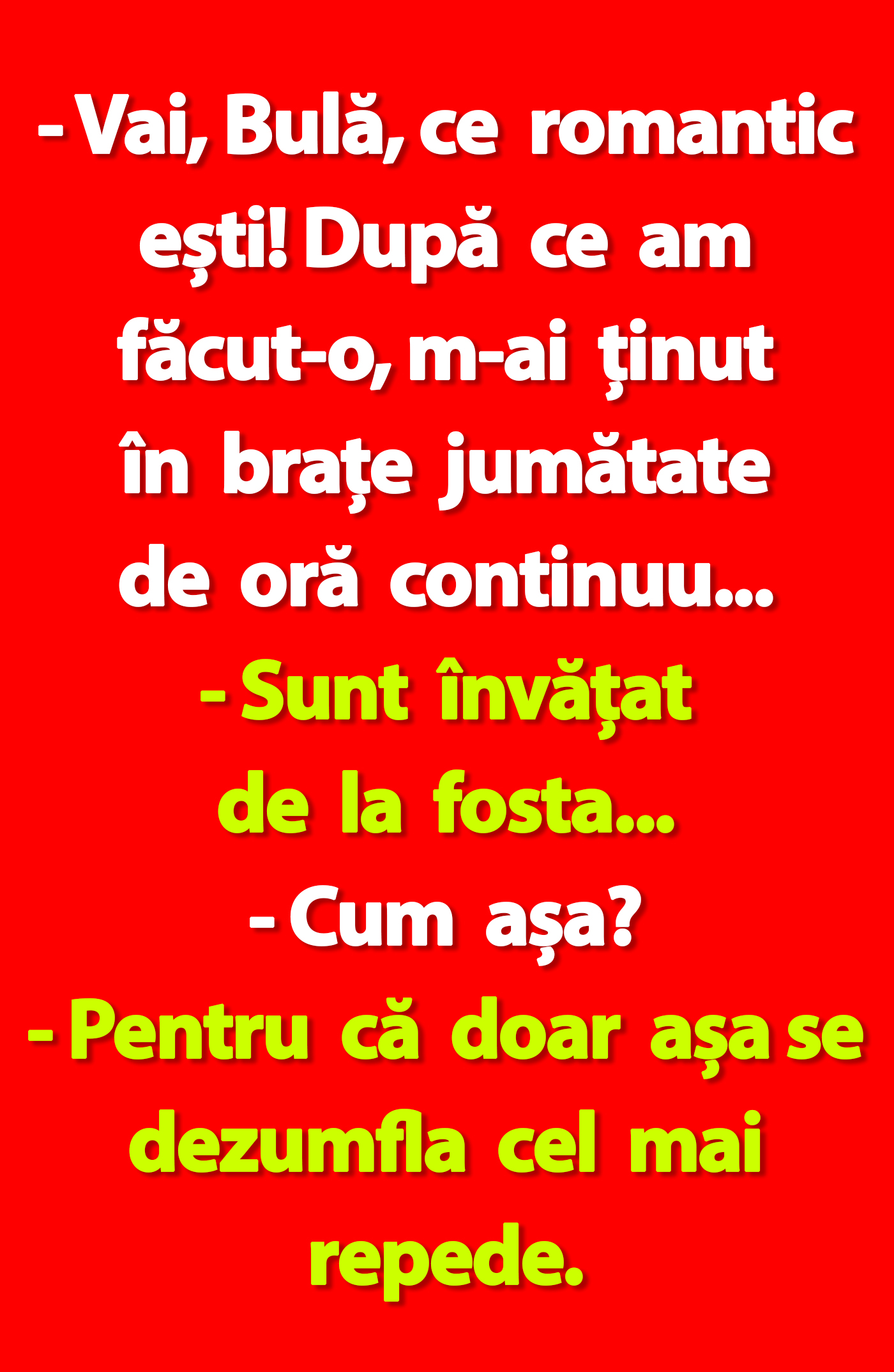 BANC | Bulă cel romantic