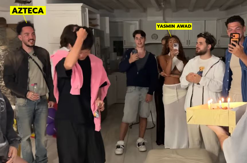 Azteca si Yasmin Awad, împreună în Mykonos acum o lună