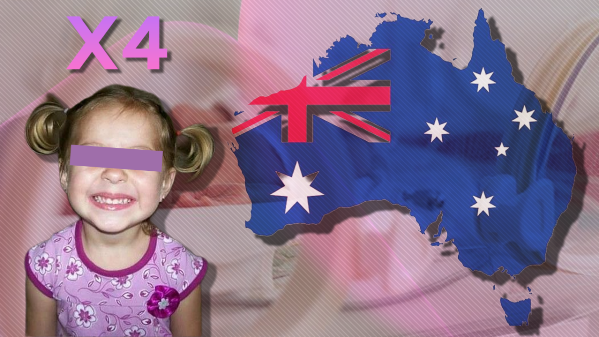 Patru fetițe identice, concepute natural, s-au născut în Australia. Medicii spun că este un caz extrem de rar