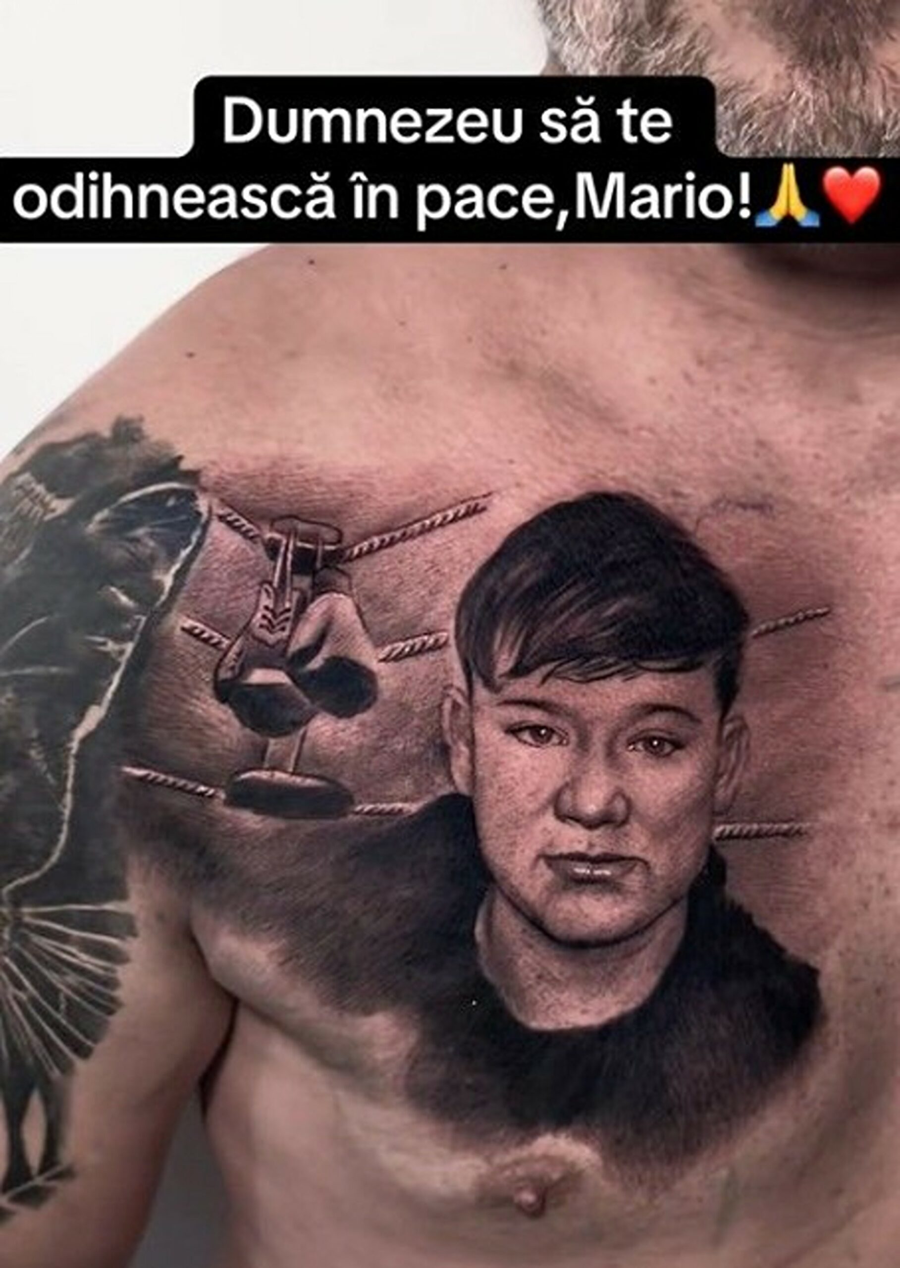 Gestul sfâșietor făcut de tatăl lui Mario Berinde după ce a ieșit din închisoare. Și-a tatuat chipul fiului ucis chiar de cei pe care îi numea prieteni