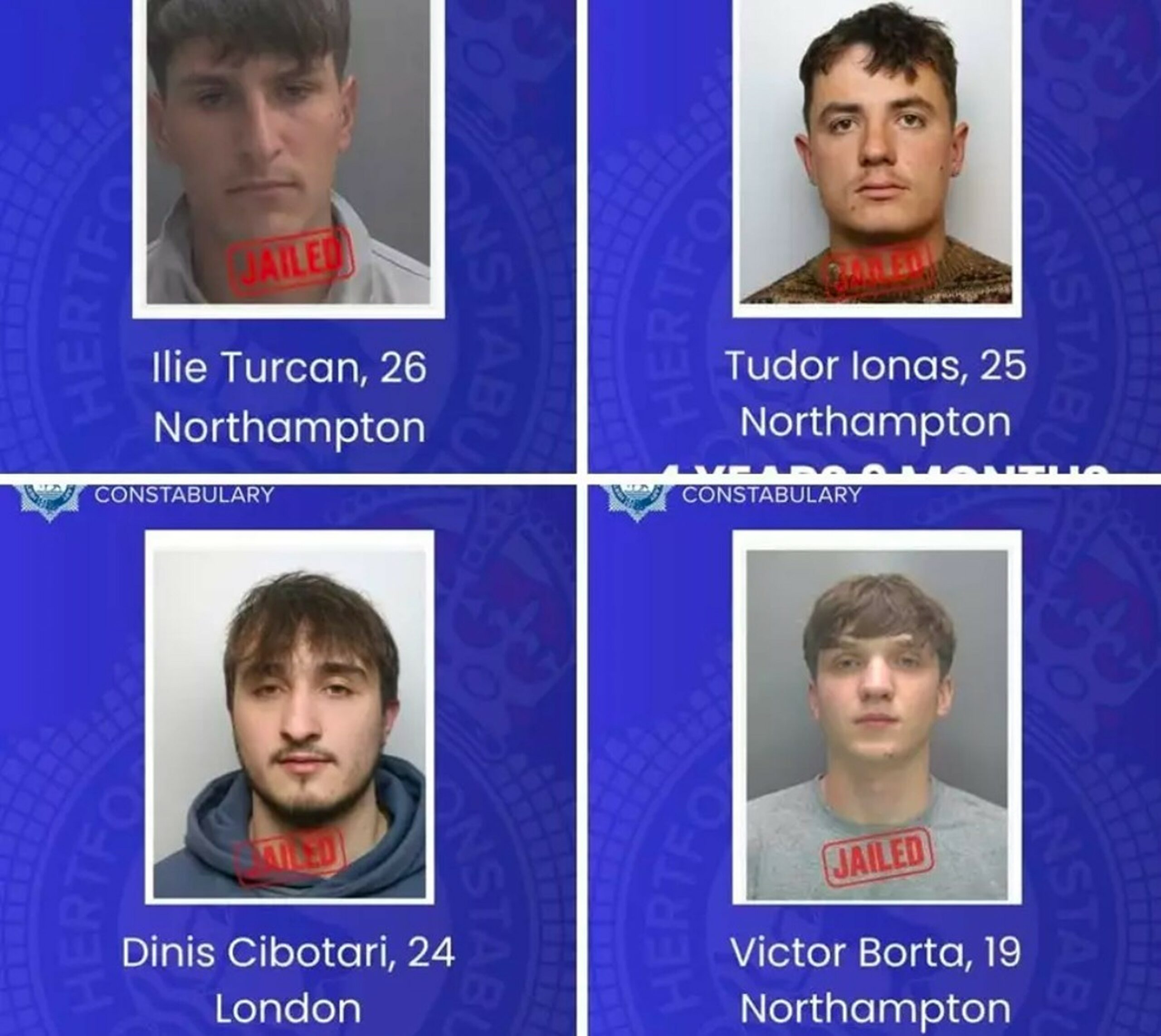 Ani grei de închisoare pentru patru români care au jefuit 449 de locuințe în doar zece luni