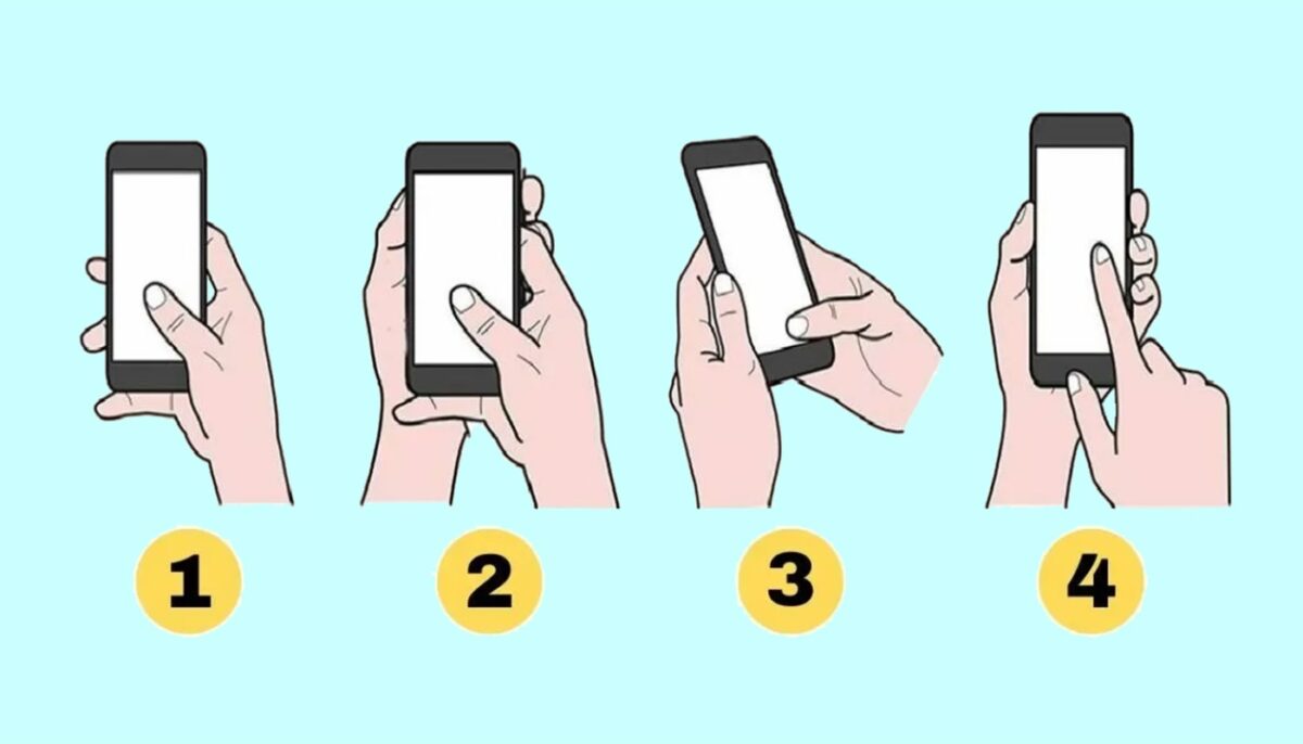 Test de personalitate | Tu cum ții smartphone-ul în mână? Răspunsul îți va spune ce fel de om ești, de fapt