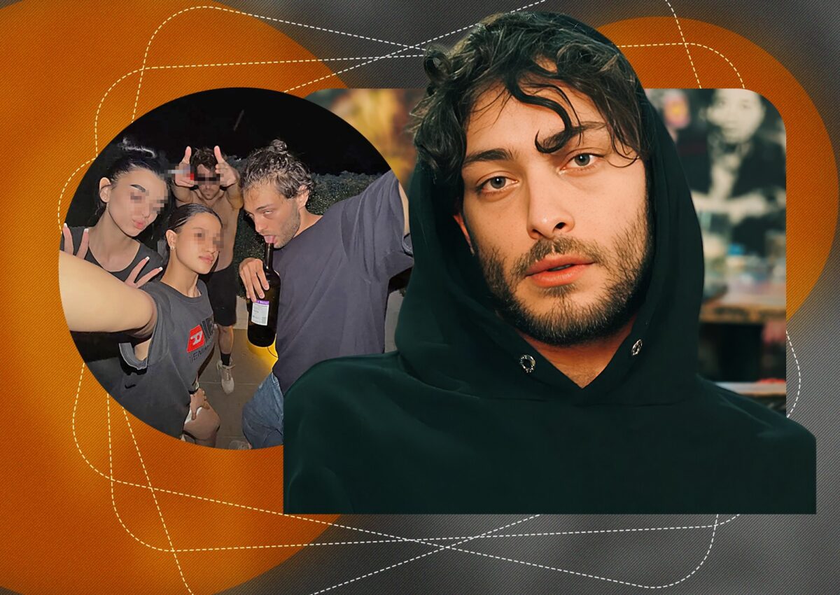 Toto Dumitrescu, în club, cu sticla de vin în mână și două domnișoare la braț. Fiul fostului international, apariție-surpriză, la aproape o lună de când a fost internat la Obregia