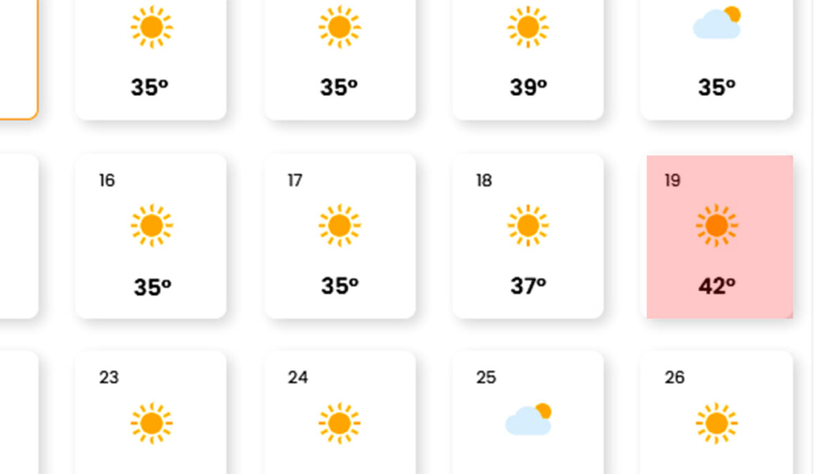 19 zile consecutive de caniculă în „Sahara României”. Meteorologii EaseWeather anunță temperaturi de 42 grade Celsius