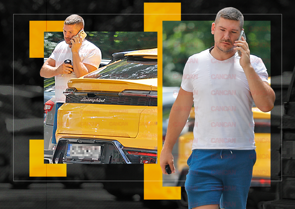 Călin Donca a ieșit cu Lambo la plimbare, dar ce avea în picioare? Luxul e lux, dar confortul e sfânt!