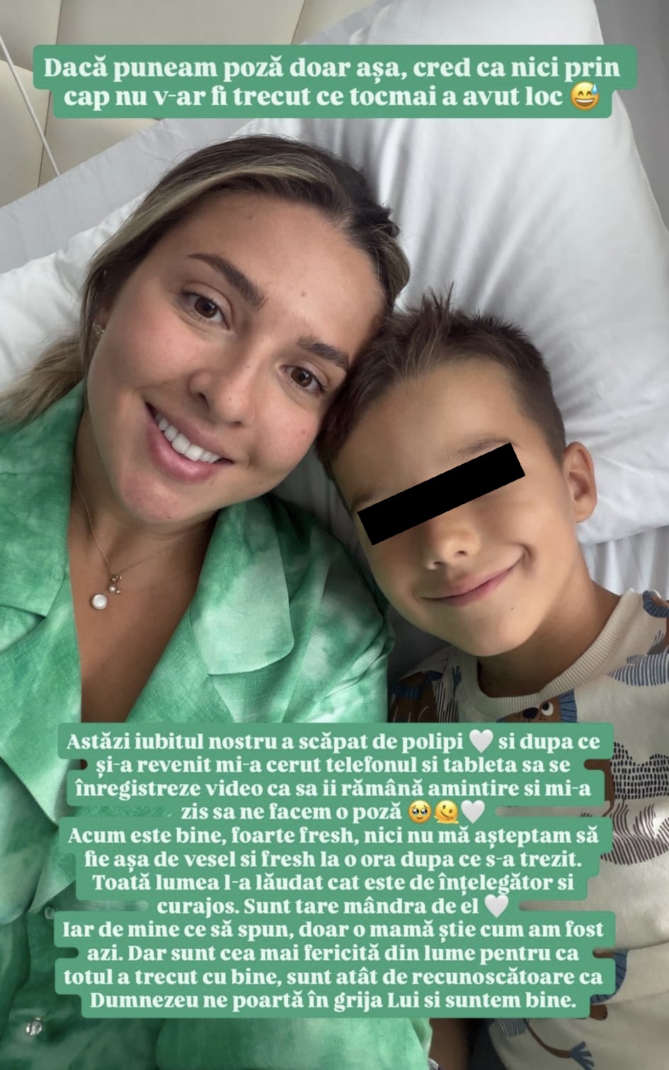 Fiul lui Culiță a fost operat/ sursa foto: social media