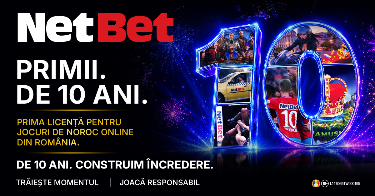 (P) NetBet: o prezență licențiată neîntreruptă pe piața de iGaming din România