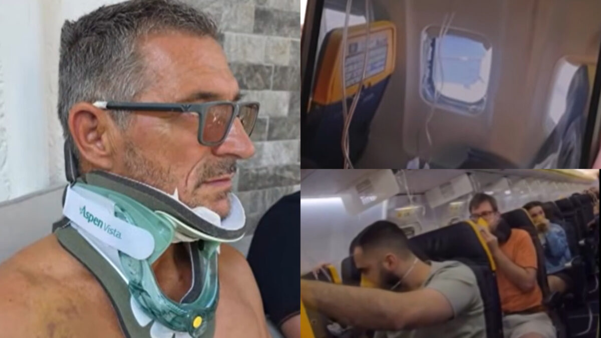 Pasagerul care a  fost la un pas să fie aspirat prin hublou acuză echipajul Ryanair că a rămas nepăsător
