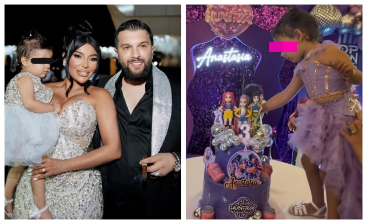 Tzancă Uraganu’ și Marymar, petrecere fabuloasă de ziua fetiței lor. Ce a ales Anastasia de pe tăviță, la ruperea turtei