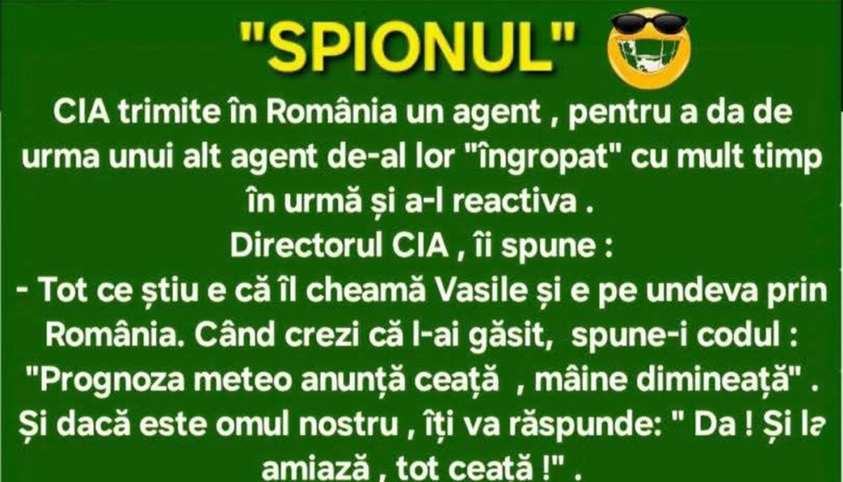 BANC | Agentul secret