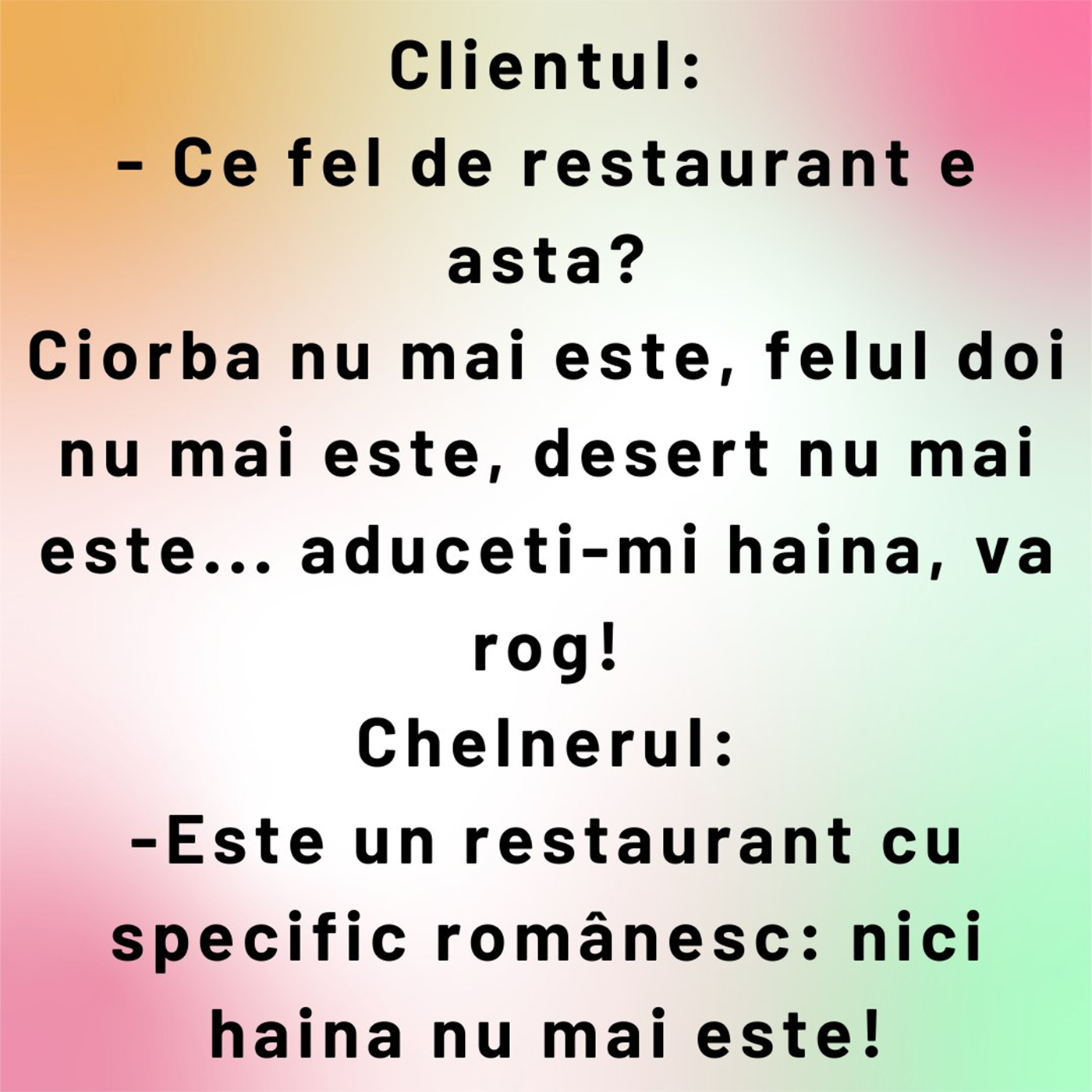 BANCUL ZILEI | Un client cu adevărat nemulțumit