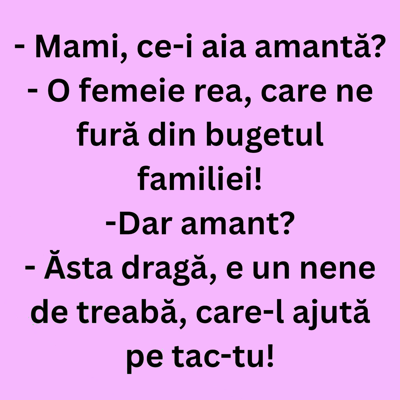 BANCUL ZILEI | Definiția amantei în 2026