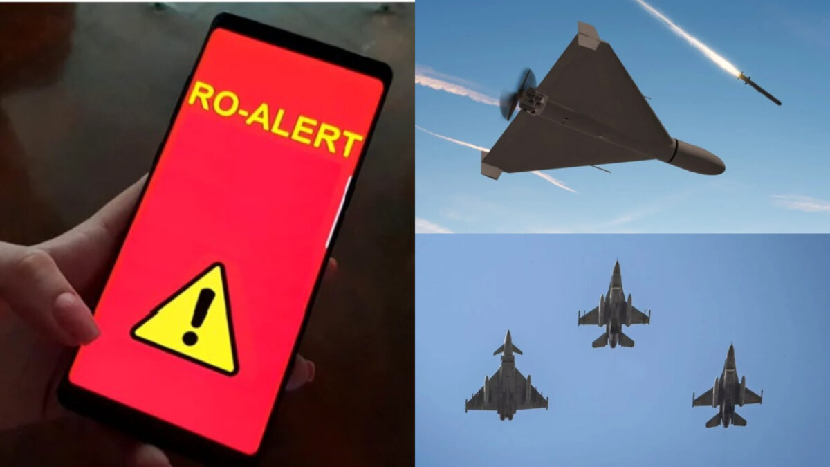 RO-Alert pentru locuitorii din Tulcea. O țintă aeriană a apărut lângă granița României