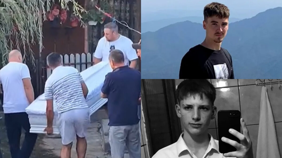 Scene sfâșietoare la înmormântarea celor doi frați înecați la Olimp! Vlad și Ionuț au fost conduși pe ultimul drum
