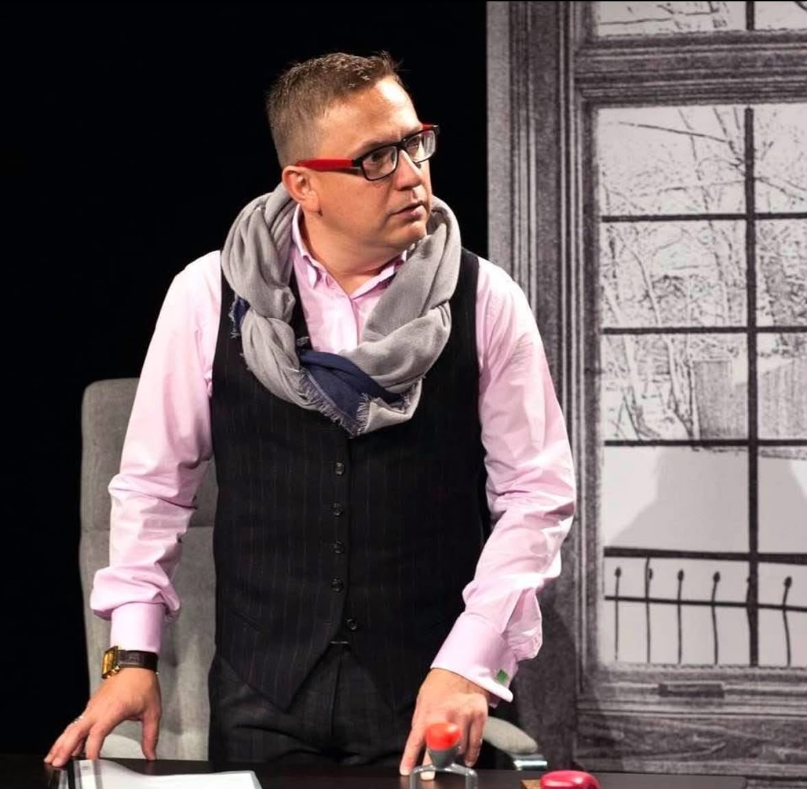 Marius Florea Vizante, despre fricile unui actor/ sursa: social media