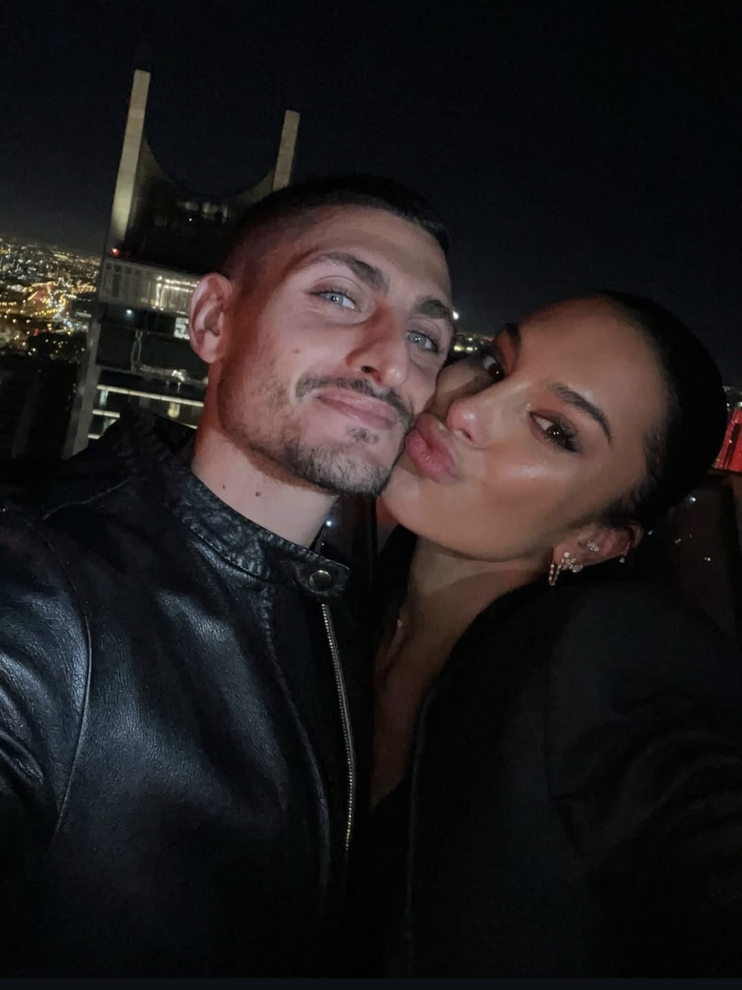 Marco Verratti and His Beautiful Wife, Jessica Aidi