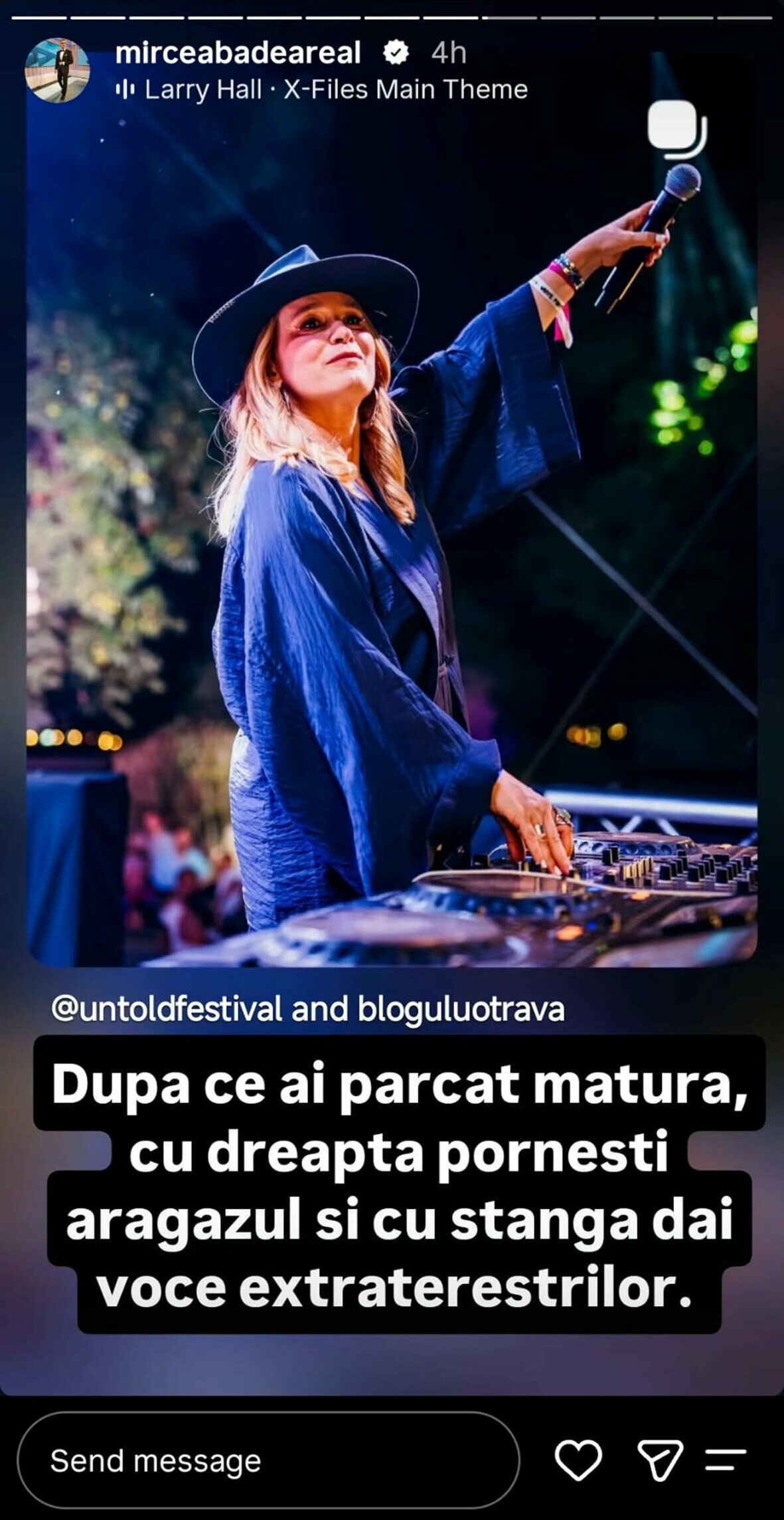 După Andi Moisescu, Mircea Badea a trecut la Andreea Esca! Cum a criticat-o după ce a mixat la UNTOLD