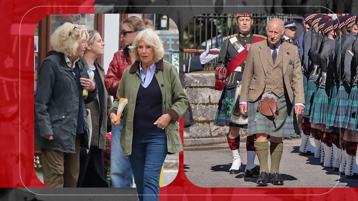 Regina Camilla și-a luat familia la cumpărături în Scoția, la începutul vacanței de vară de la Balmoral