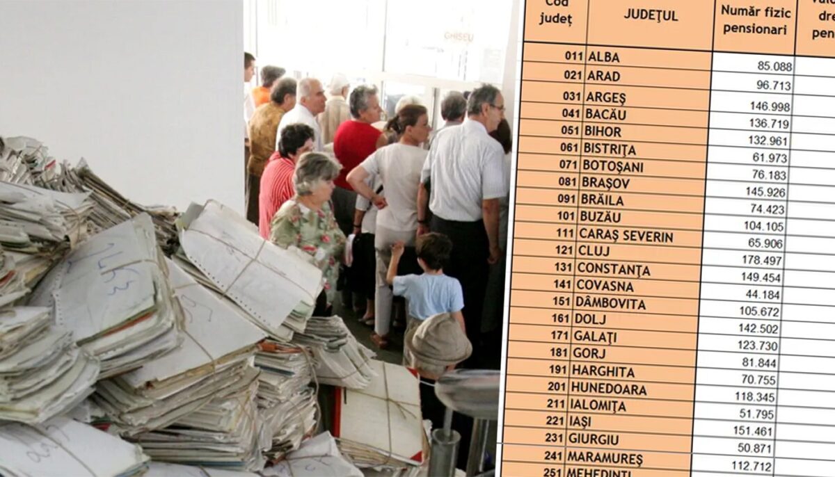 TOP 47 | Clasamentul pensiilor, în funcție de județ. În ce oraș sunt cei mai bogați pensionari din România în 2026