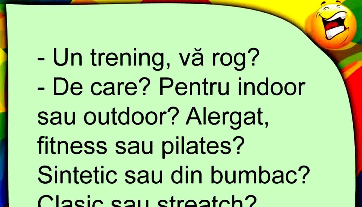 BANC | „De care trening doriți?”