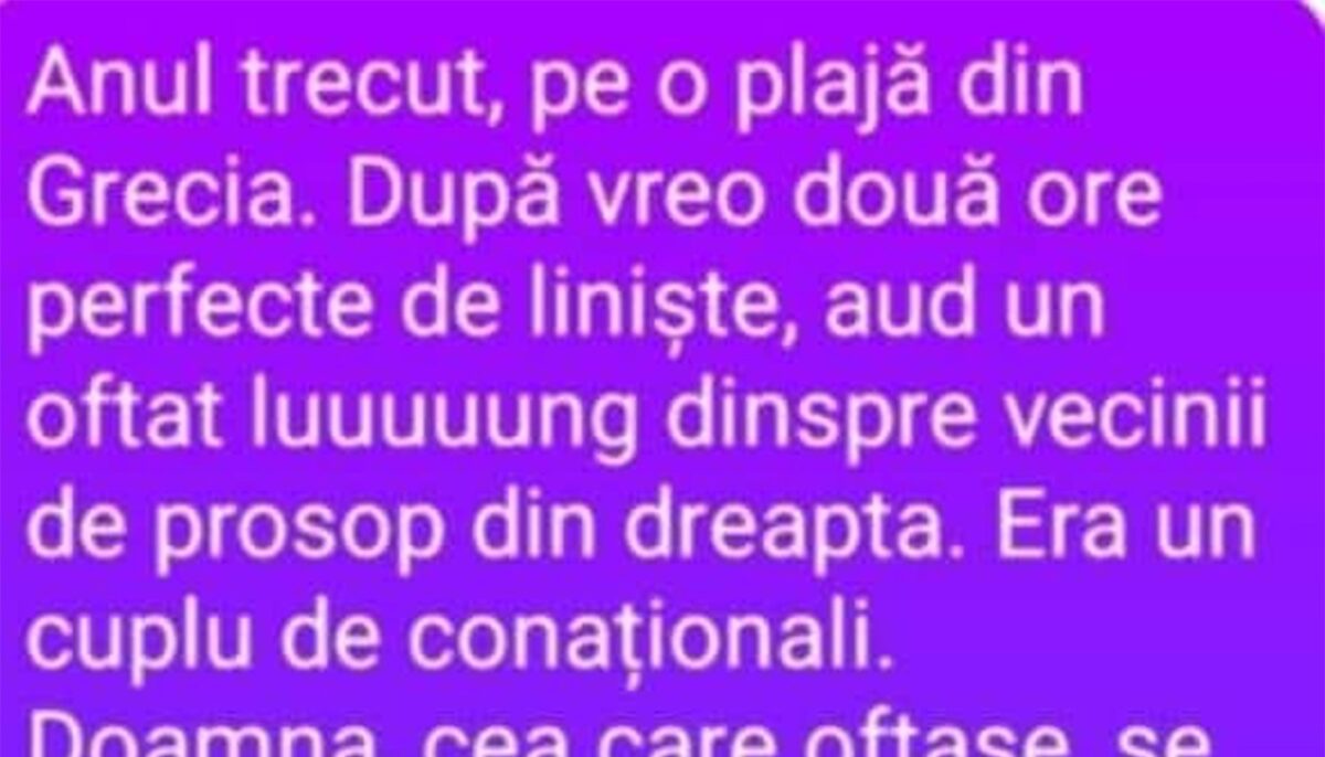BANC | Anul trecut, pe o plajă din Grecia