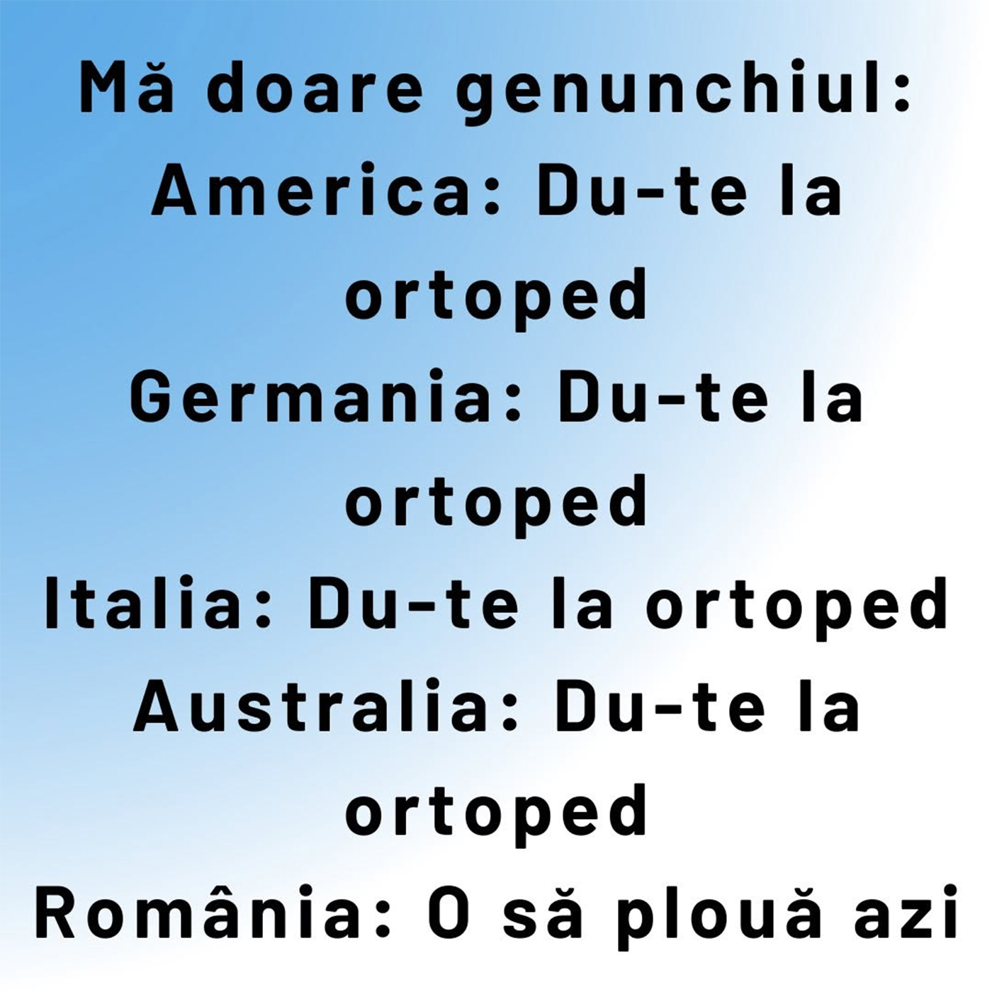 BANCUL ZILEI | Ce faci dacă te doare genunchiul