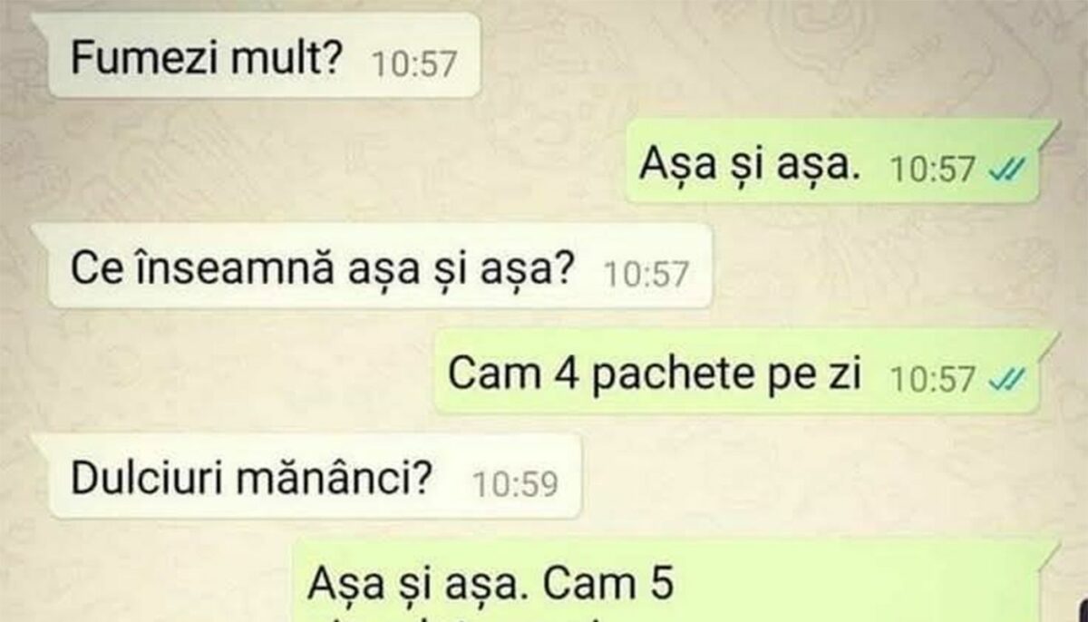 Bancul începutului de săptămână | „Fumezi mult?”