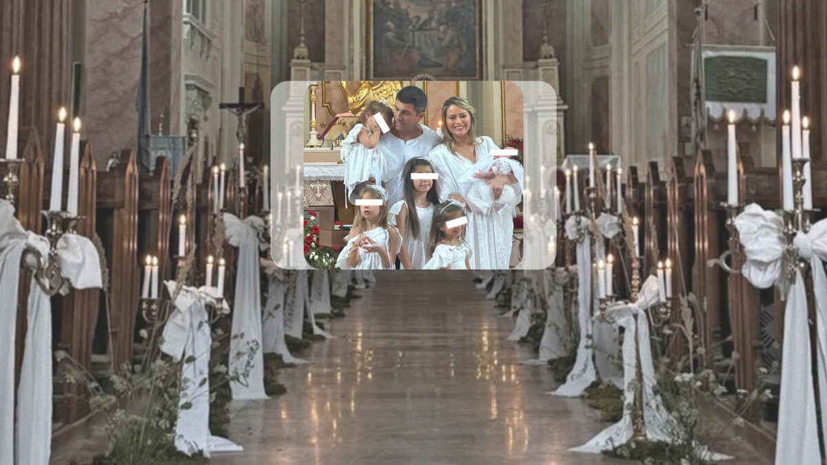 Laura Cosoi și-a creștinat cea de-a cincea fiică. Primele imagini de la botezul Ninei