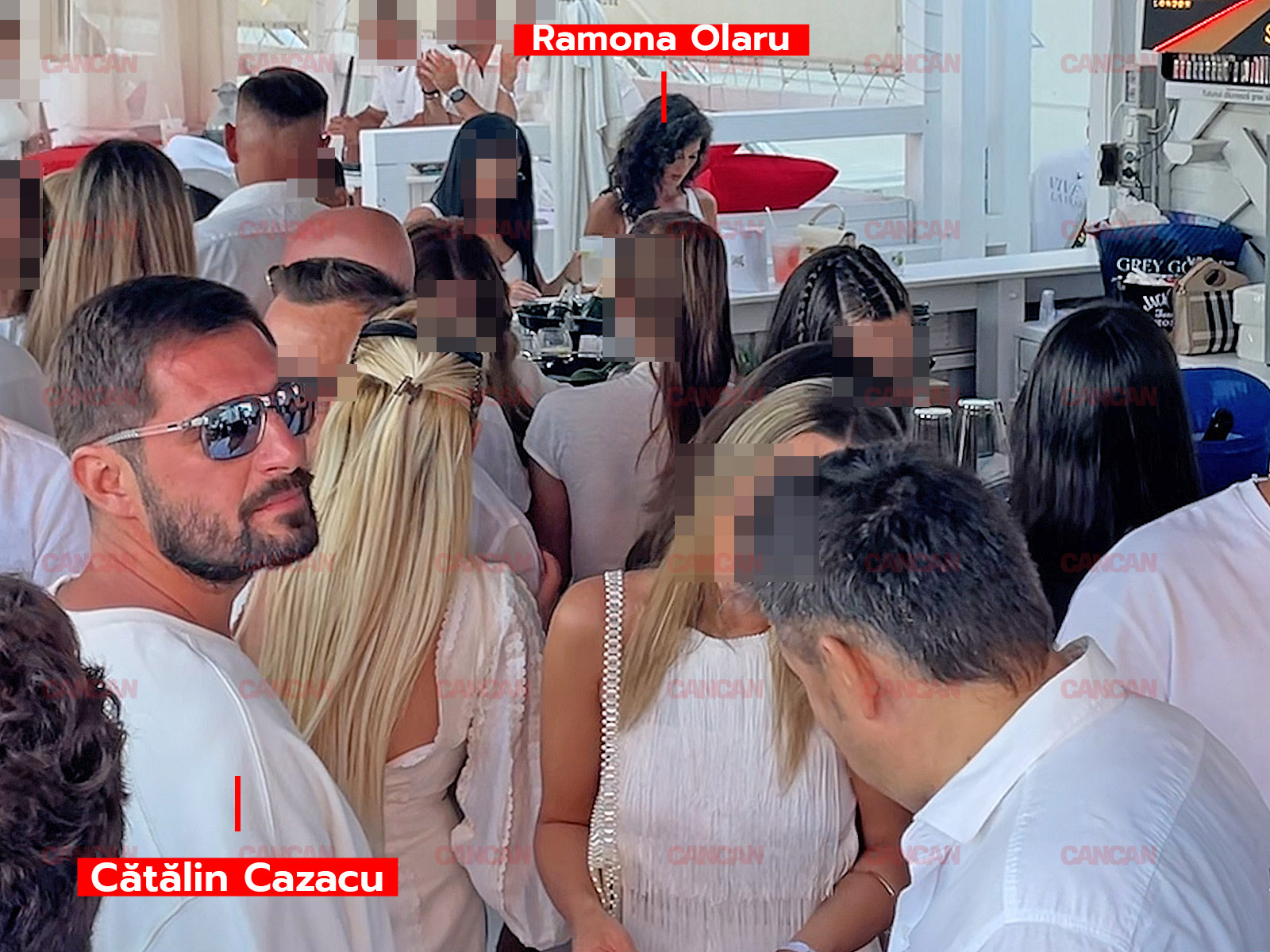 Cătălin Cazacu și Ramona Olaru la doar câțiva metri unul de altul în Loft Mamaia