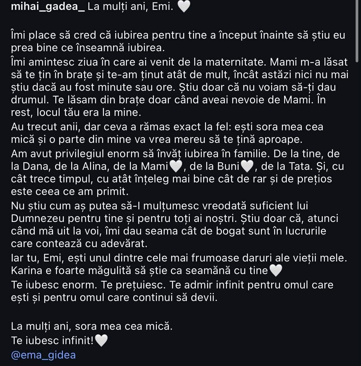 Mihai Gâdea, dezvăluire rară despre sora lui! Povestea din copilărie pe care nu mulți o știau: „Nu voiam să îți dau drumul”