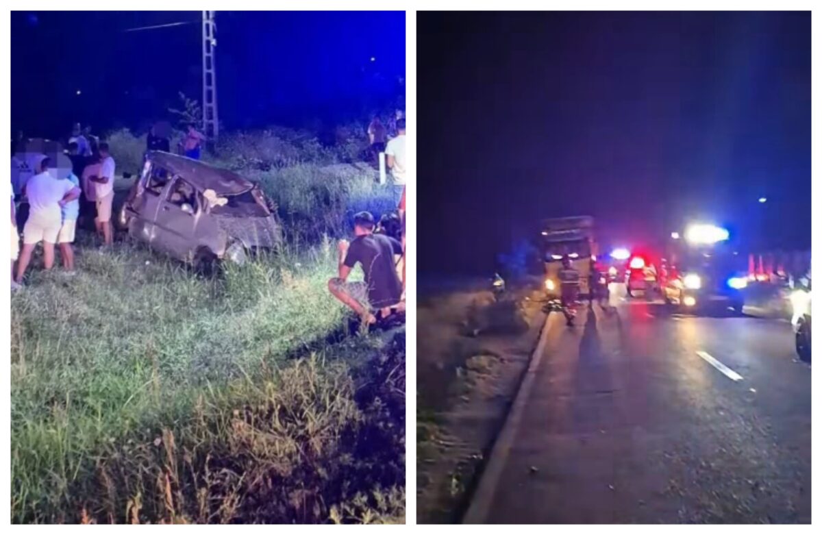 Cinci persoane au murit în urma unui accident în Dâmbovița. Șoferul de 20 de ani s-a răsturnat cu mașina