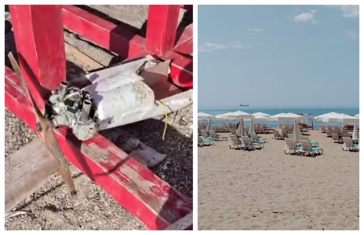 Panică în Costinești! Un nou fragment de dronă a fost găsit pe plajă, la doar o zi după primul incident