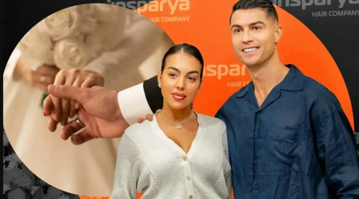 Imagini rare de la nunta lui Cristiano Ronaldo cu Georgina Rodriguez. Ținutele alese pentru cei cinci copii