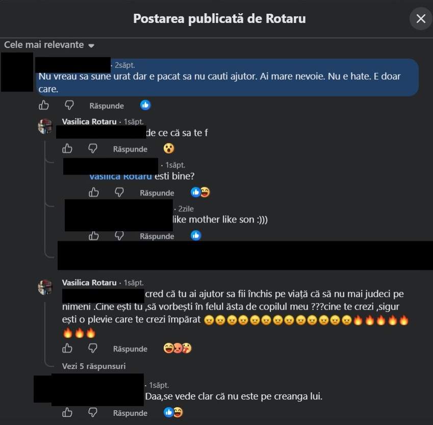 Mama lui Andrei Rotaru, răspuns pentru cei care îl critică/foto: social media