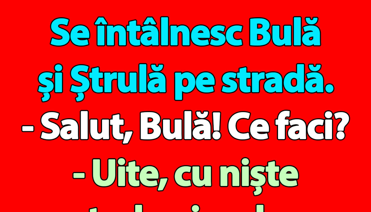 BANC | Bulă și Ștrulă se întâlnesc la Piața Sudului