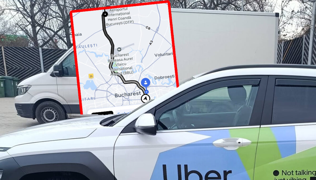 Cosmin lucrează ca șofer Uber în București. Luni noapte, la ora 1:12, a primit o comandă care l-a bulversat. Câți bani ar fi primit, pentru o cursă până la Aeroportul Otopeni