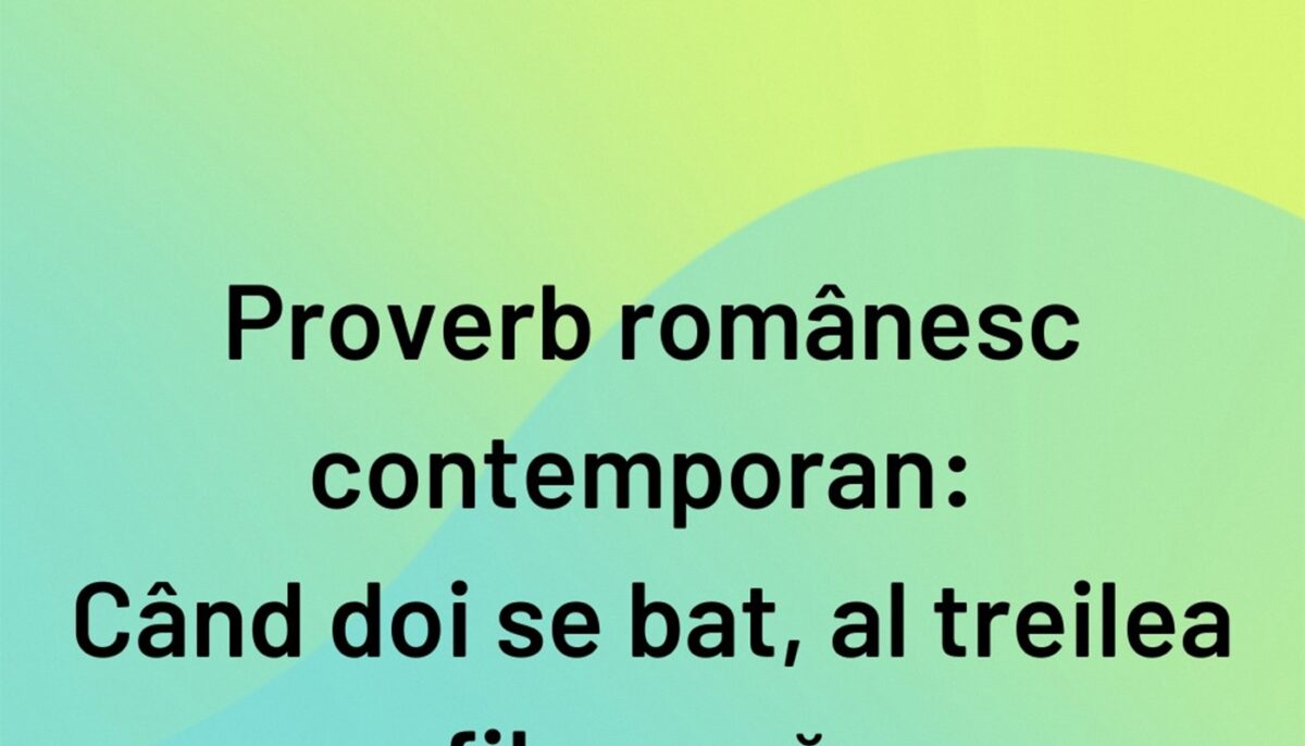 BANCUL ZILEI | Proverb românesc din 2026