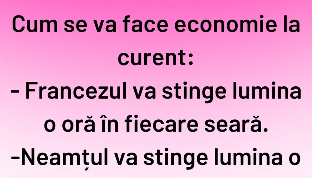 BANCUL ZILEI | Economie la curent