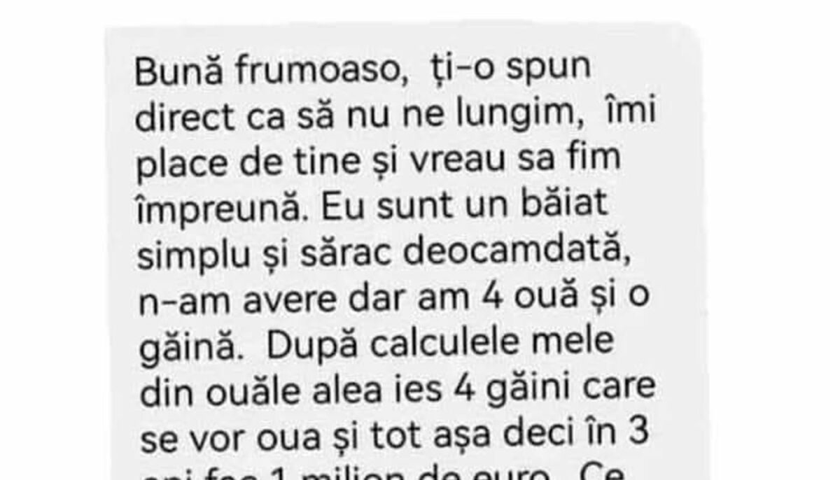 BANCUL ZILEI | „Bună, frumoaso, ți-o spun direct, ca să nu ne lungim”