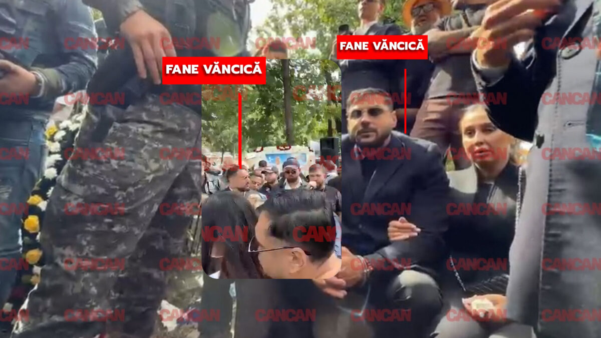 Fane Văncică a leșinat la înmormântarea fratelui său, Duduta Imagini cu lacrimile de durere ale familiei