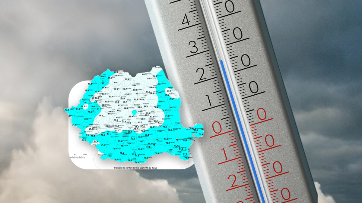 Prognoza meteo azi, 21 septembrie 2026. ANM a emis cod galben de vânt puternic. Temperaturile vor scădea până la 2 grade în timpul nopții