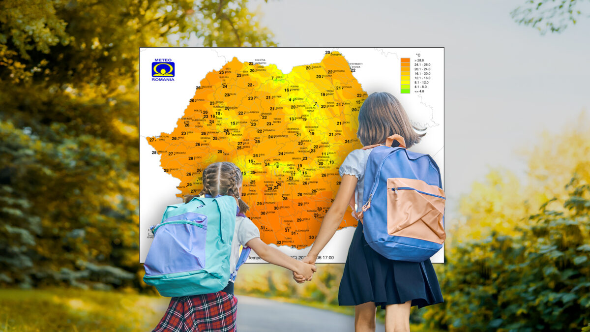 Prognoza meteo azi, 7 septembrie 2026. Cum va fi vremea în prima zi de școală, potrivit ANM