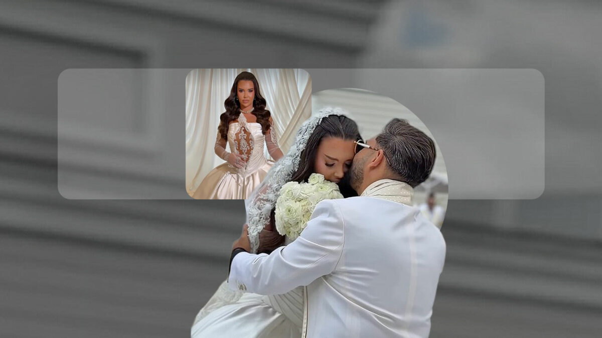 Cât a costat prima rochie de mireasă purtată de Andra Voloș. Soția lui Robert Lele nu s-a uitat la bani!