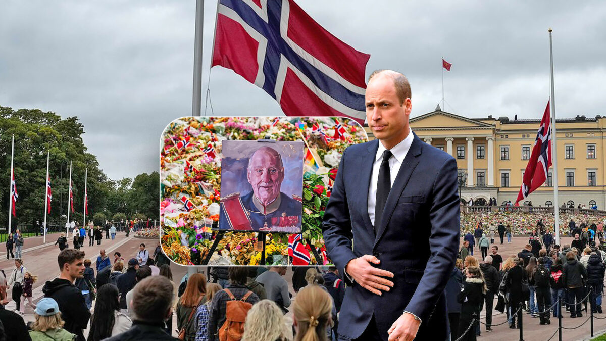Prințul William merge la funeraliile Regelui Harald al Norvegiei în locul lui Charles. De ce monarhul britanic va lipsi