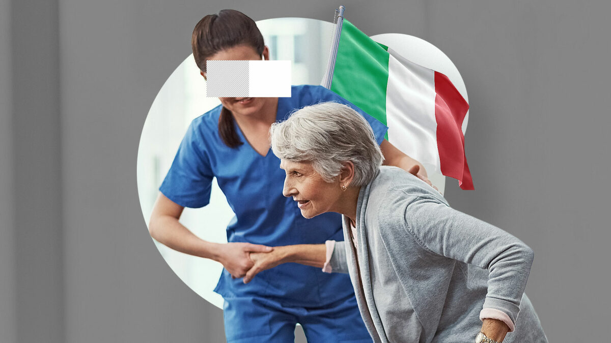 Badantă româncă, omagiată în Italia înainte de întoarcerea acasă: „Va fi pentru totdeauna una dintre noi”
