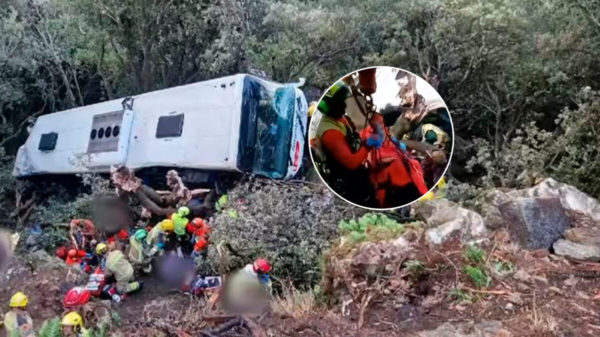 Imagine Stire Un autocar a căzut într-o râpă de 20 de metri! Peste 80 de persoane au fost rănite în accidentul din Spania | 2review.ro