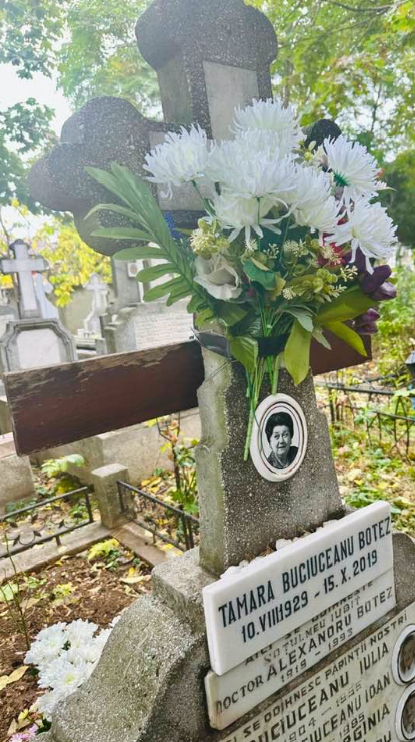 Mormântul Tamarei Buciuceanu/ sursa foto: social media